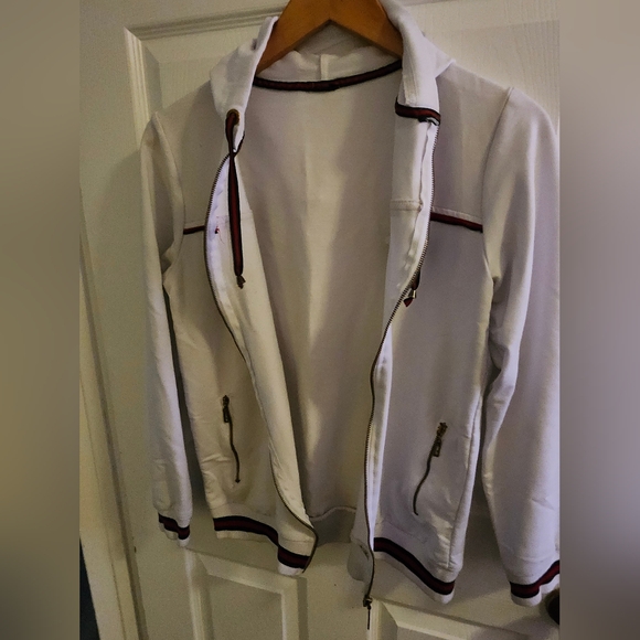 Unbranded White Sweatshirt Hoodie, size 10 - Picture 4 of 6